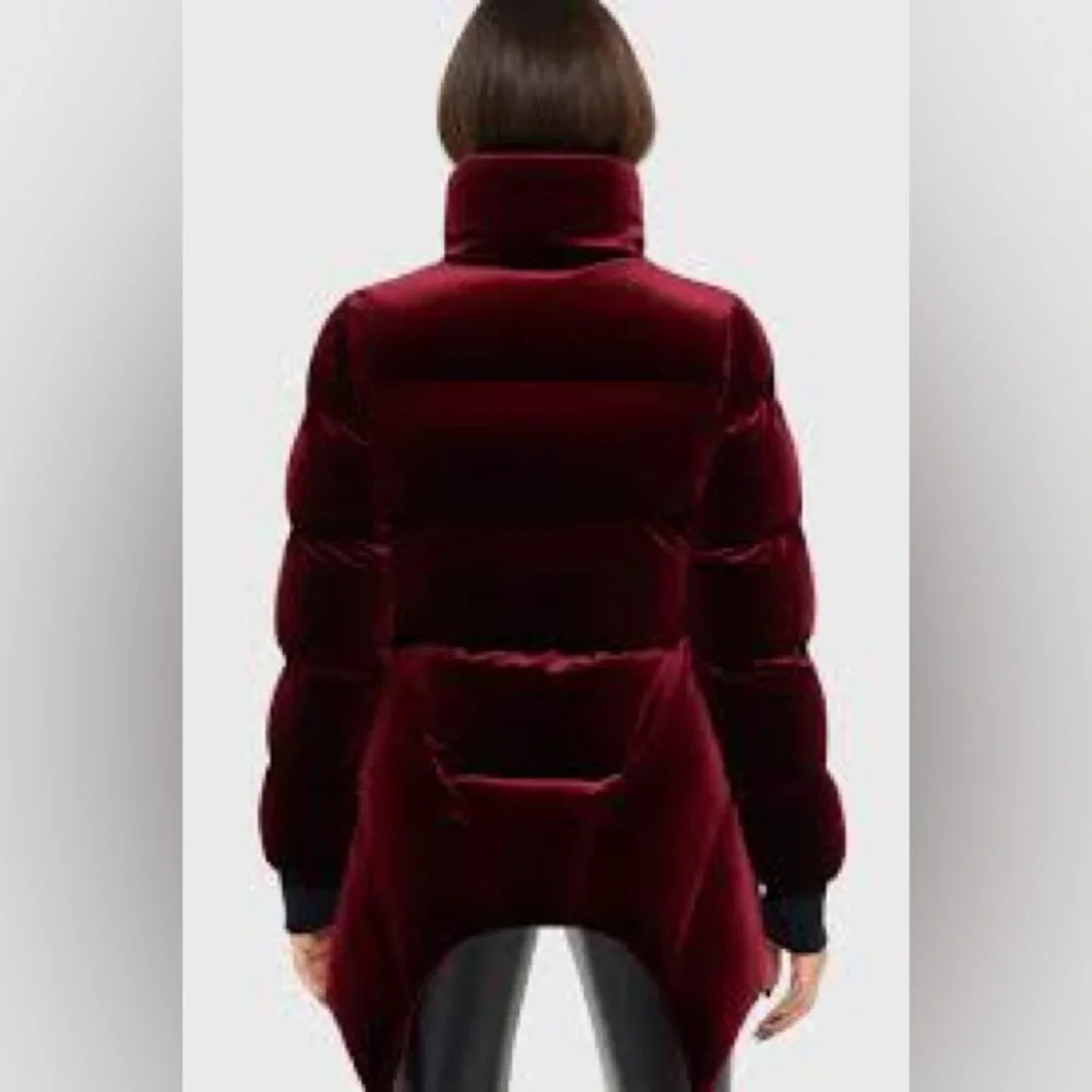 Killstar deadliest nightvelvet puffer jacket in red size extra large XL - Picture 2 of 7